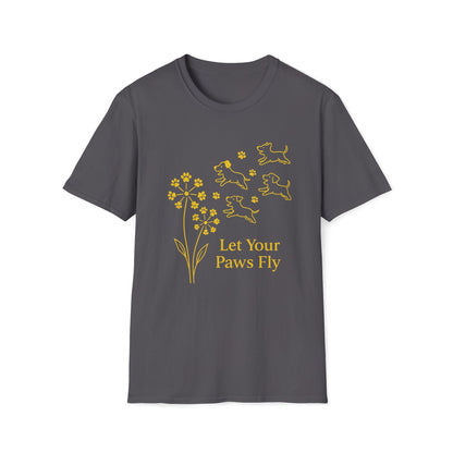 Paws Fly Floral G T-Shirt