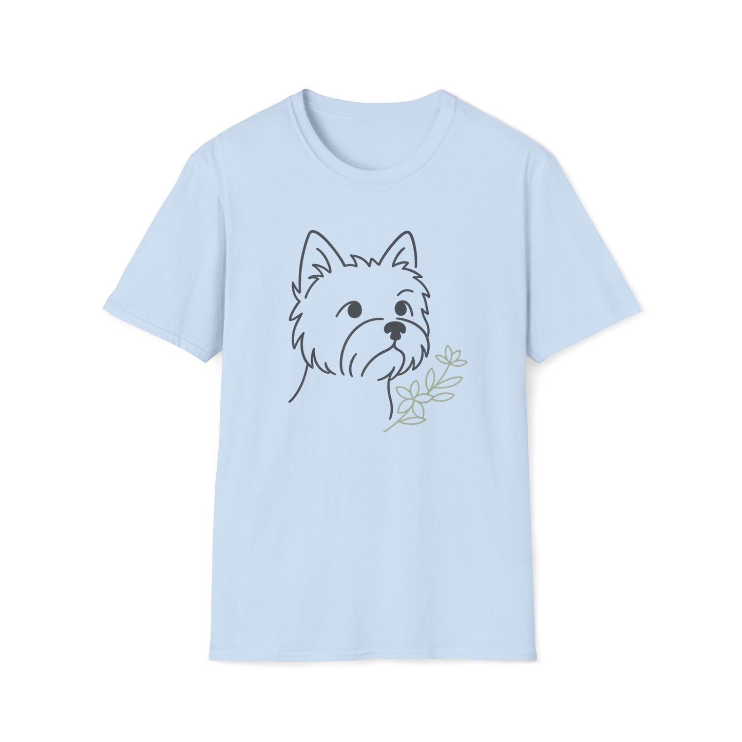 Floral Westie B T-Shirt