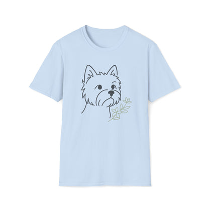 Floral Westie B T-Shirt