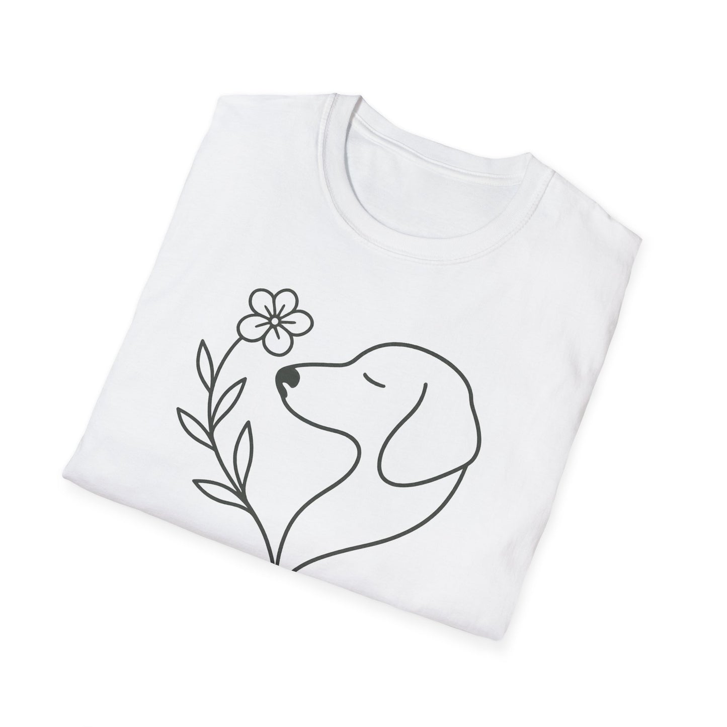 Floral Heart Dachshund B T-Shirt