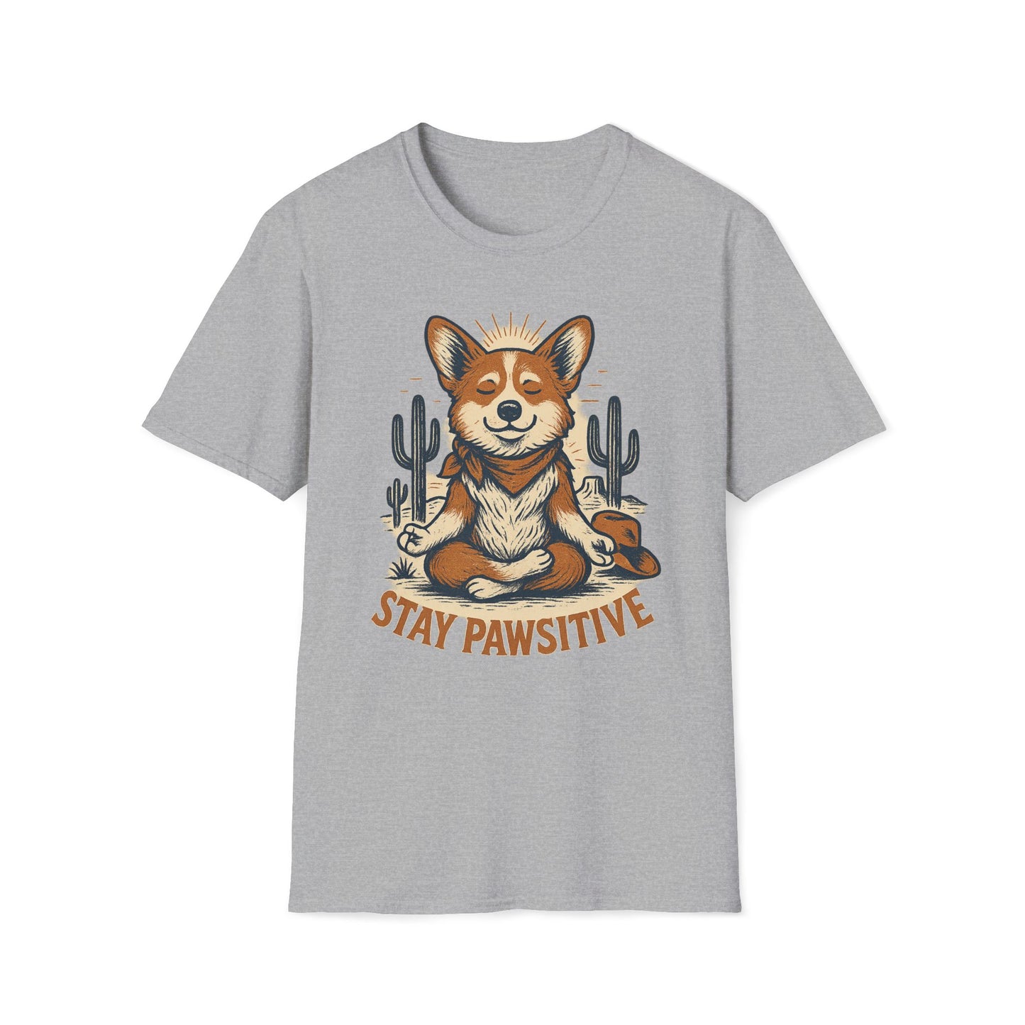 Stay Pawsitive Corgi T-Shirt