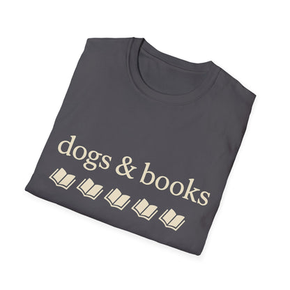 Dogs & Books T-Shirt