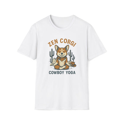 Zen Corgi Cowboy T-Shirt