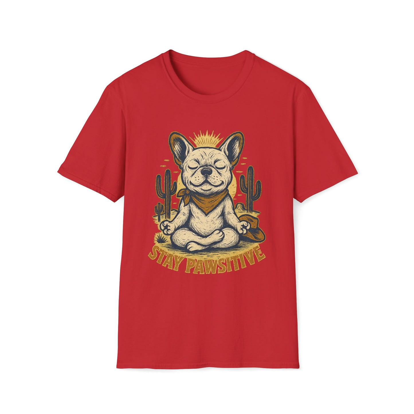 Stay Pawsitive Frenchie T-Shirt