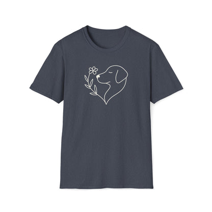 Floral Heart Lab W T-Shirt