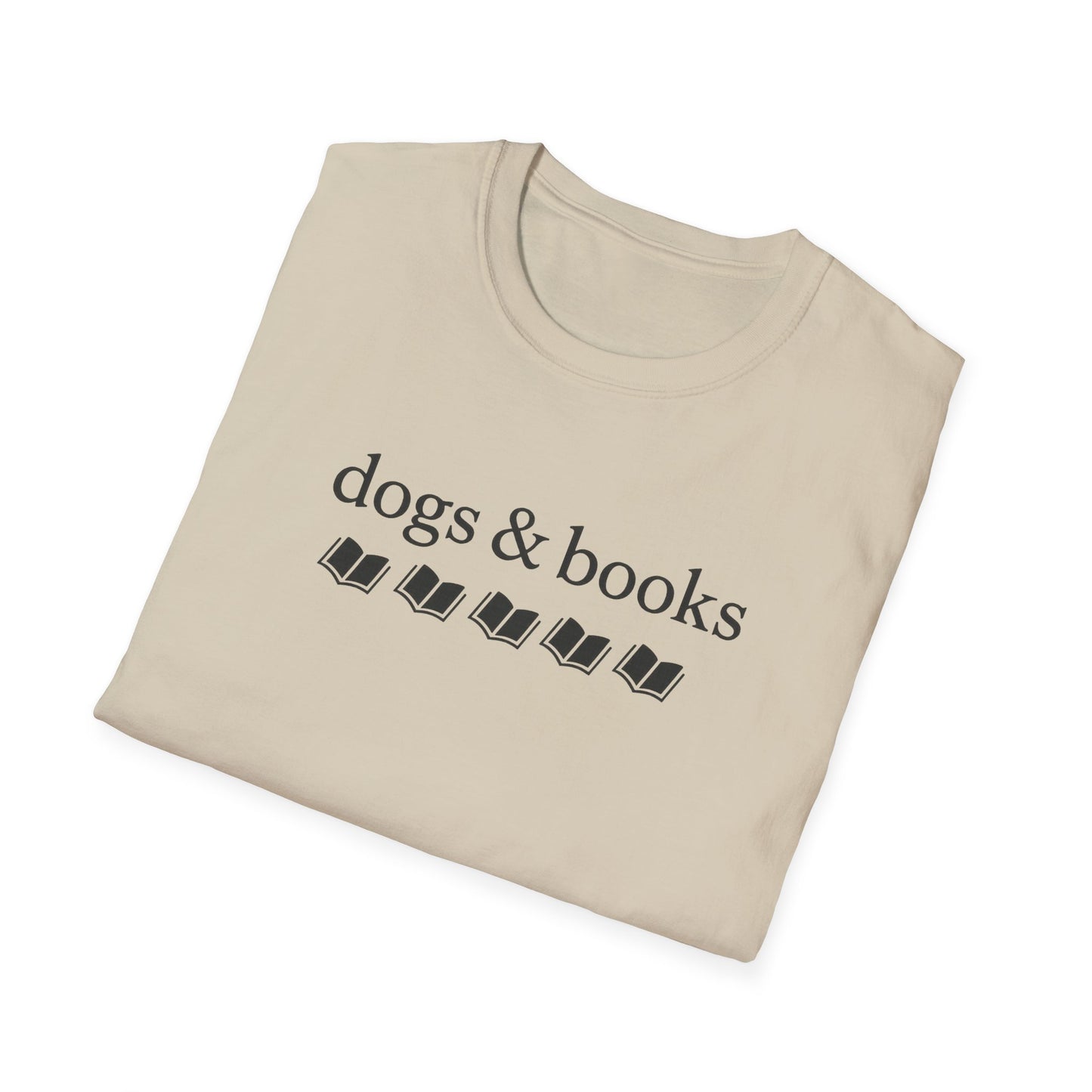 Dogs & Books B T-Shirt