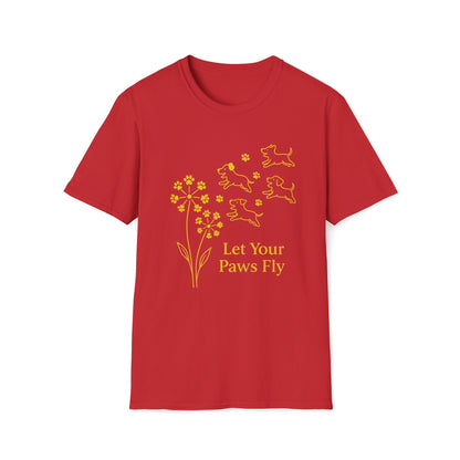 Paws Fly Floral G T-Shirt