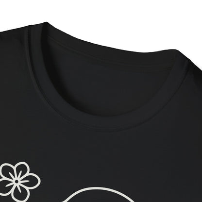 Floral Heart Dachshund W T-Shirt
