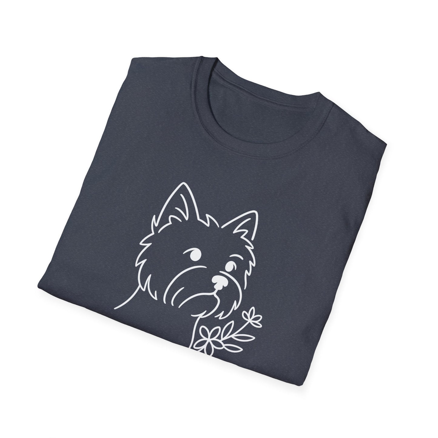 Floral Westie W T-Shirt
