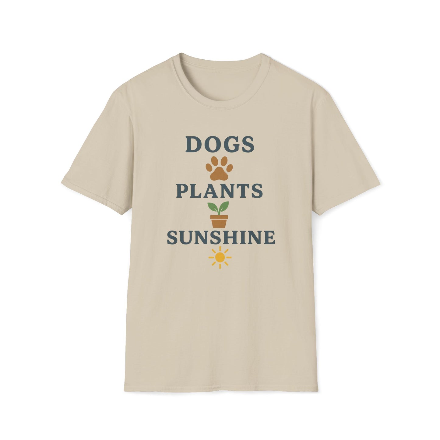 Dogs Plants Sunshine T-Shirt