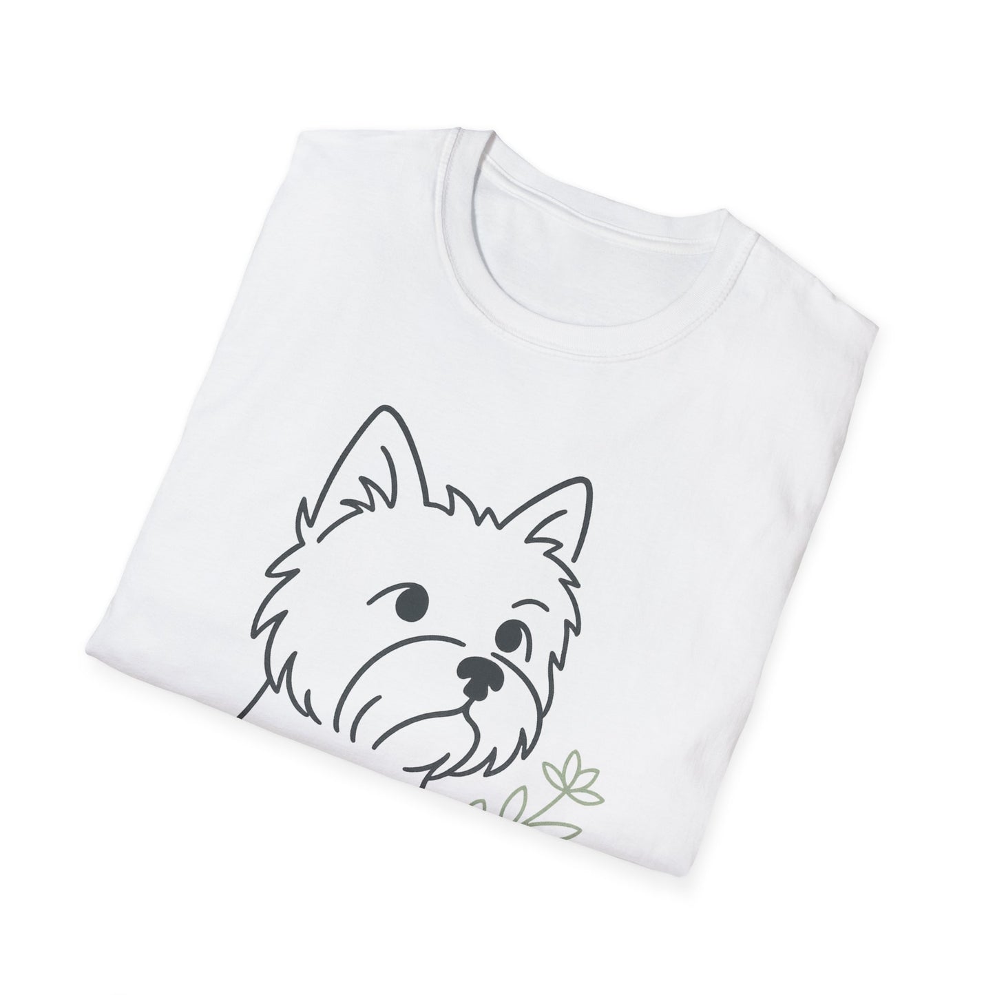 Floral Westie B T-Shirt
