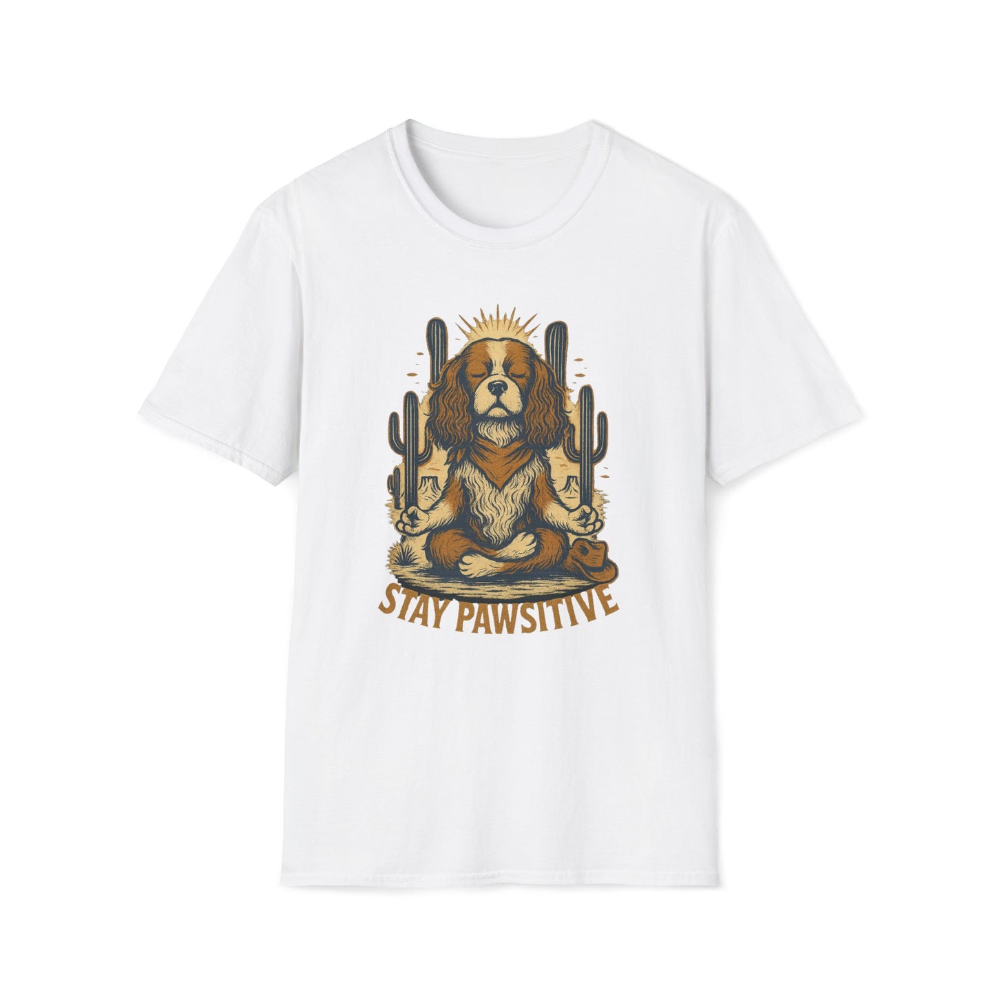 Stay Pawsitive Cavalier T-Shirt
