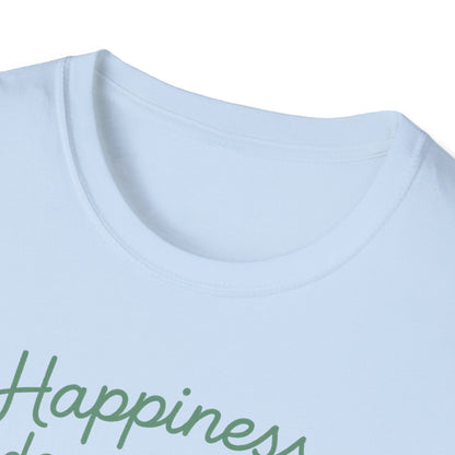 Happiness Dog Flowers G T-Shirt