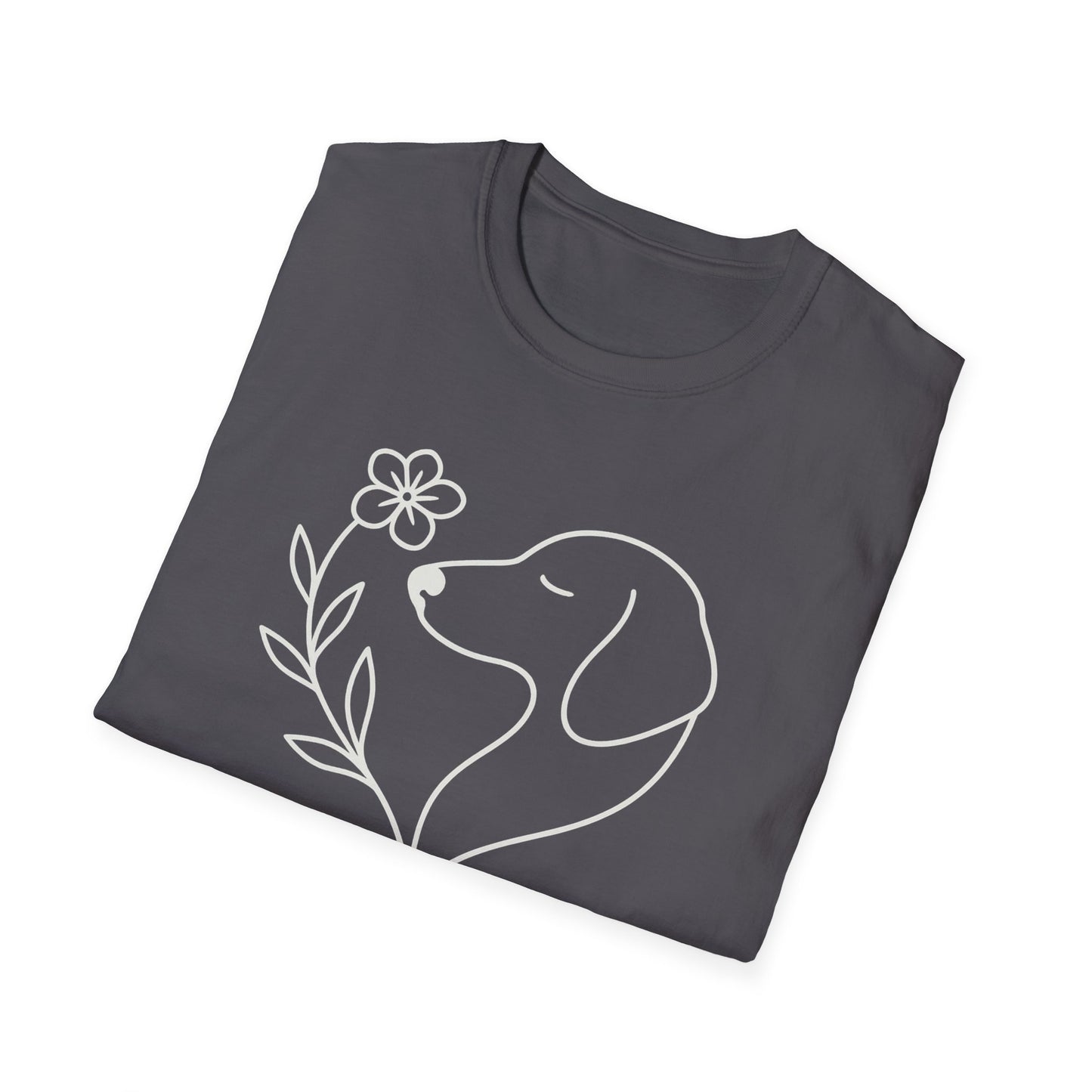 Floral Heart Dachshund W T-Shirt