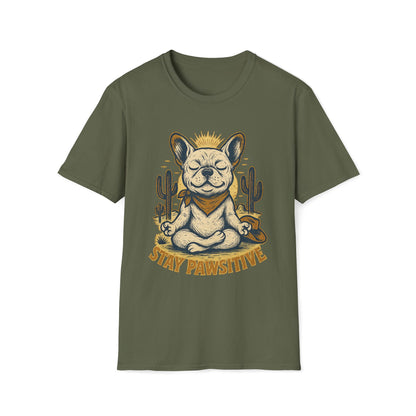 Stay Pawsitive Frenchie T-Shirt