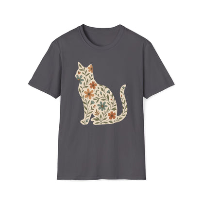 Floral Cat T-Shirt