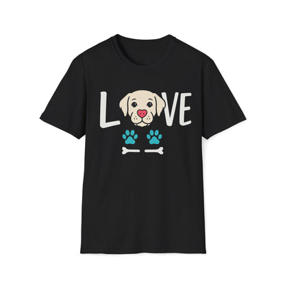 LOVE Dog White T-Shirt