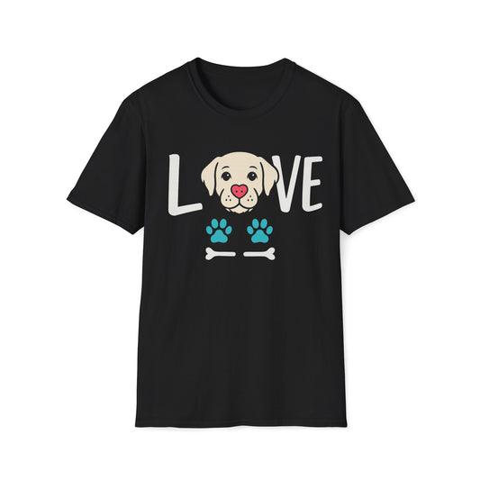 LOVE Dog White T-Shirt