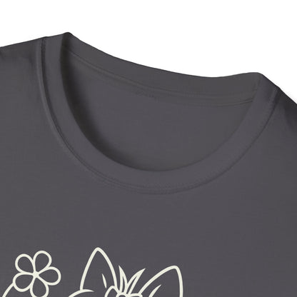 Floral heart Yorkie W T-Shirt