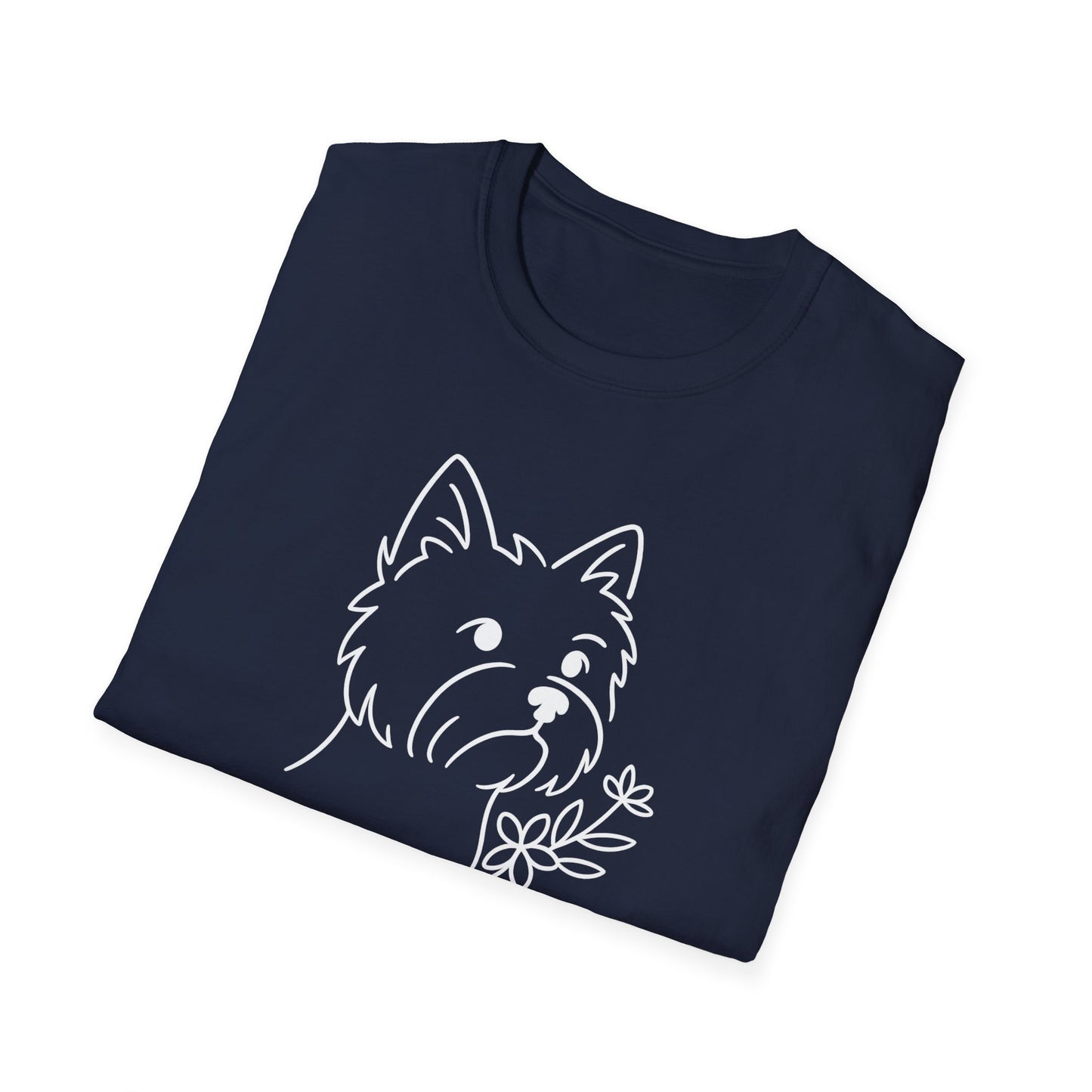 Floral Westie W T-Shirt
