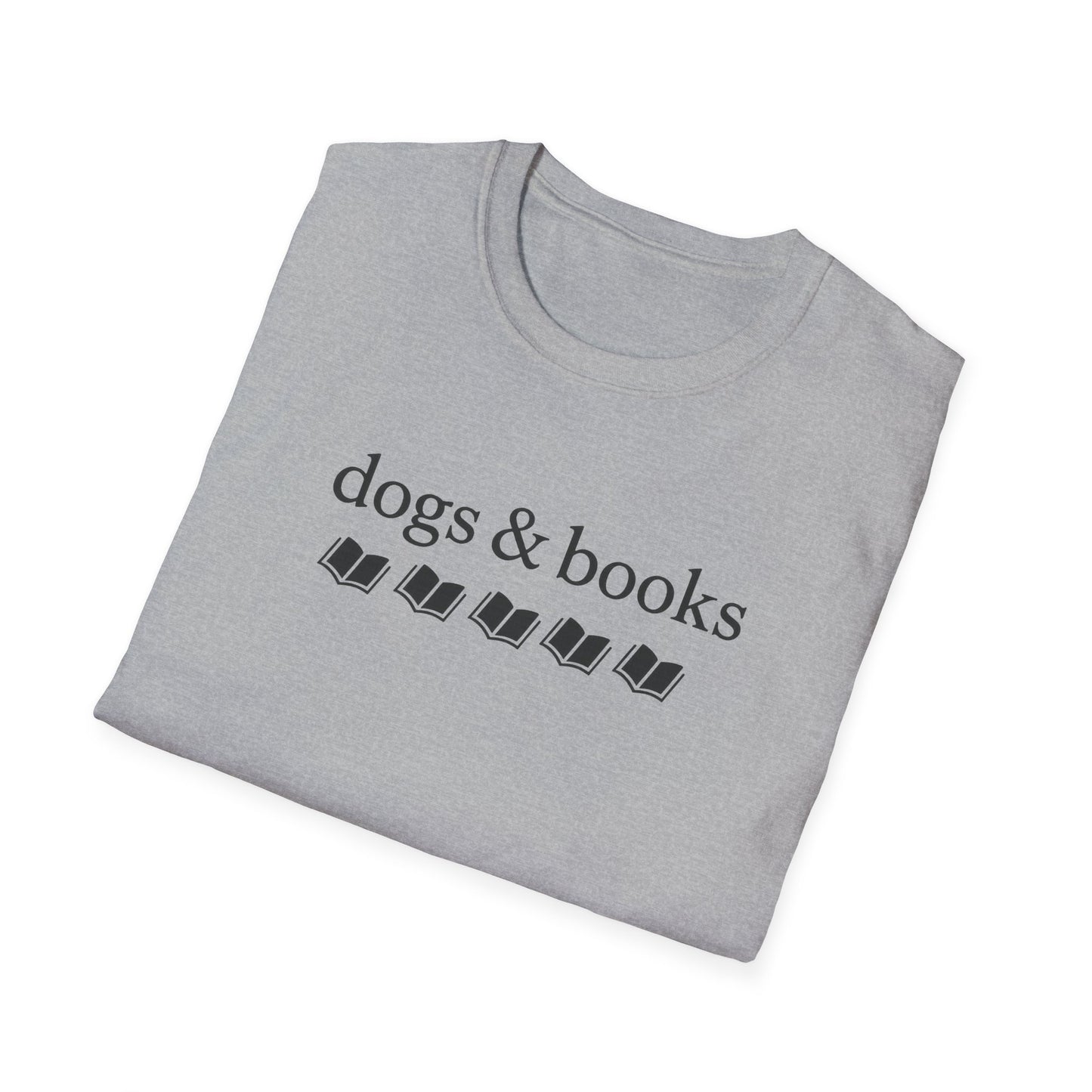 Dogs & Books B T-Shirt