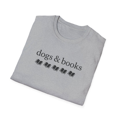 Dogs & Books B T-Shirt