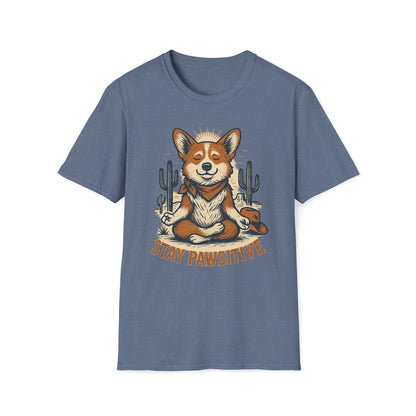 Stay Pawsitive Corgi T-Shirt