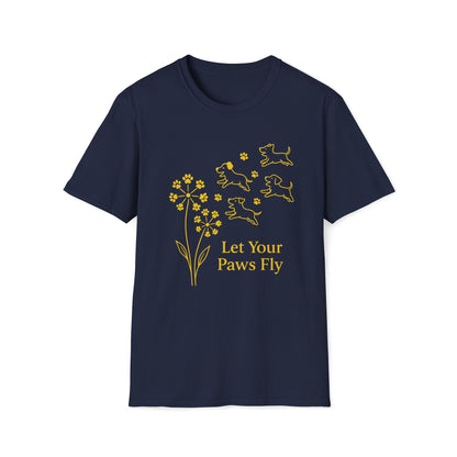 Paws Fly Floral G T-Shirt