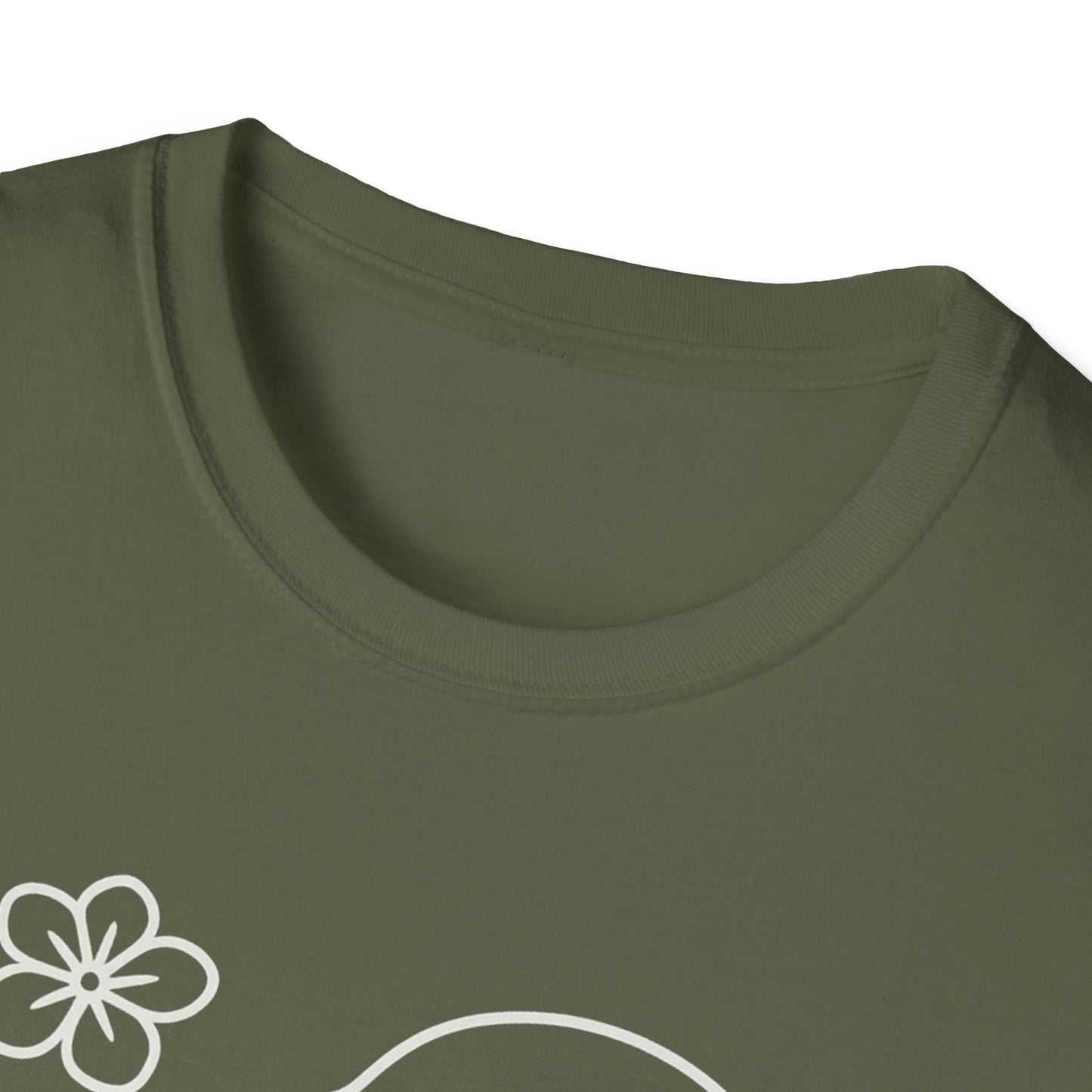 Floral Heart Dachshund W T-Shirt