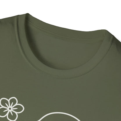 Floral Heart Dachshund W T-Shirt