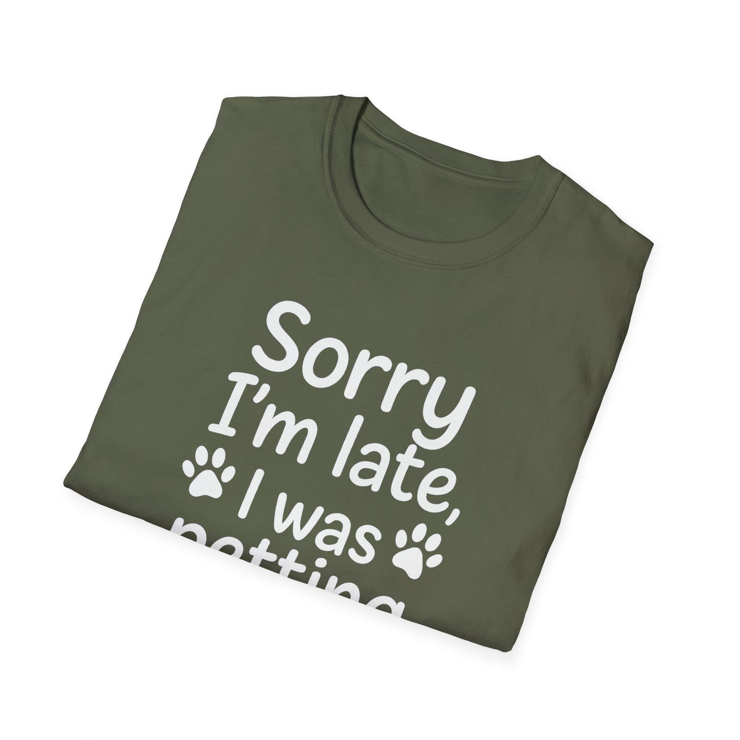 Petting Dog W T-Shirt