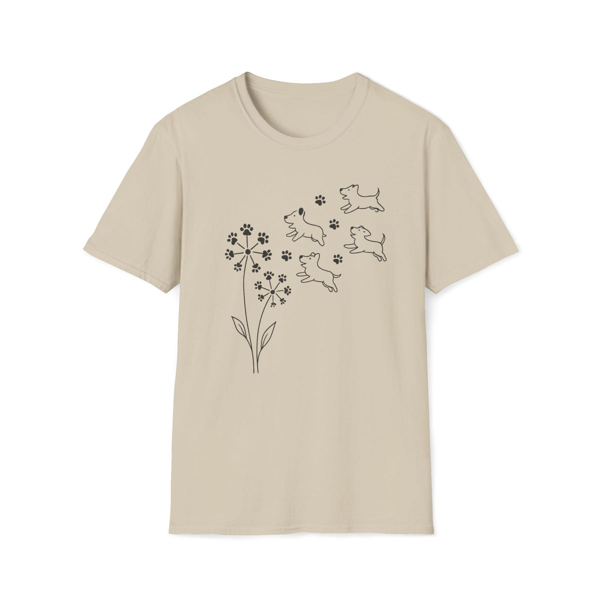 Paw Floral B T-Shirt