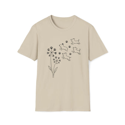 Paw Floral B T-Shirt