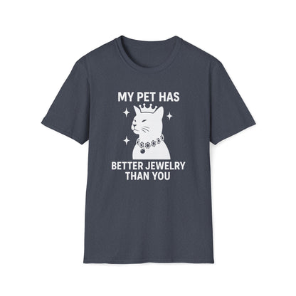 Pet Cat Jewelry W T-Shirt