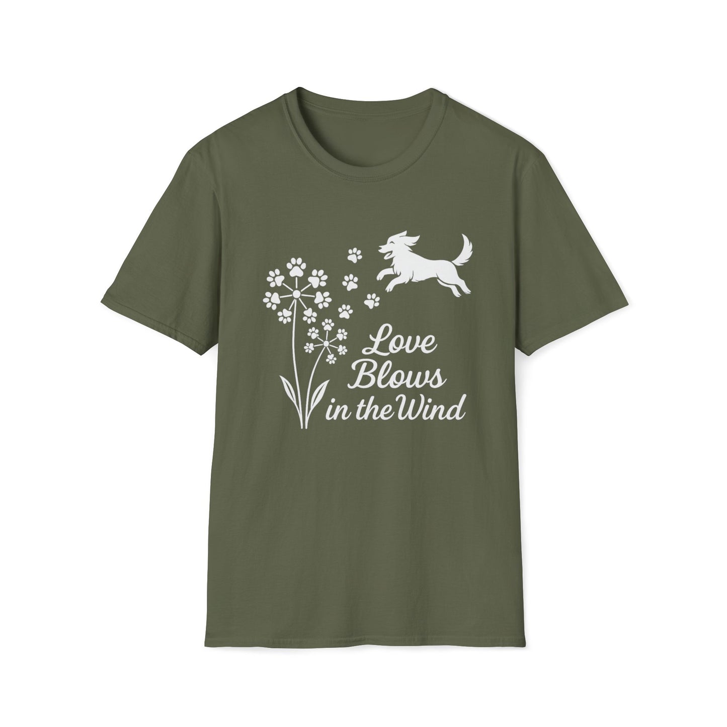 Love Blows Floral W T-Shirt