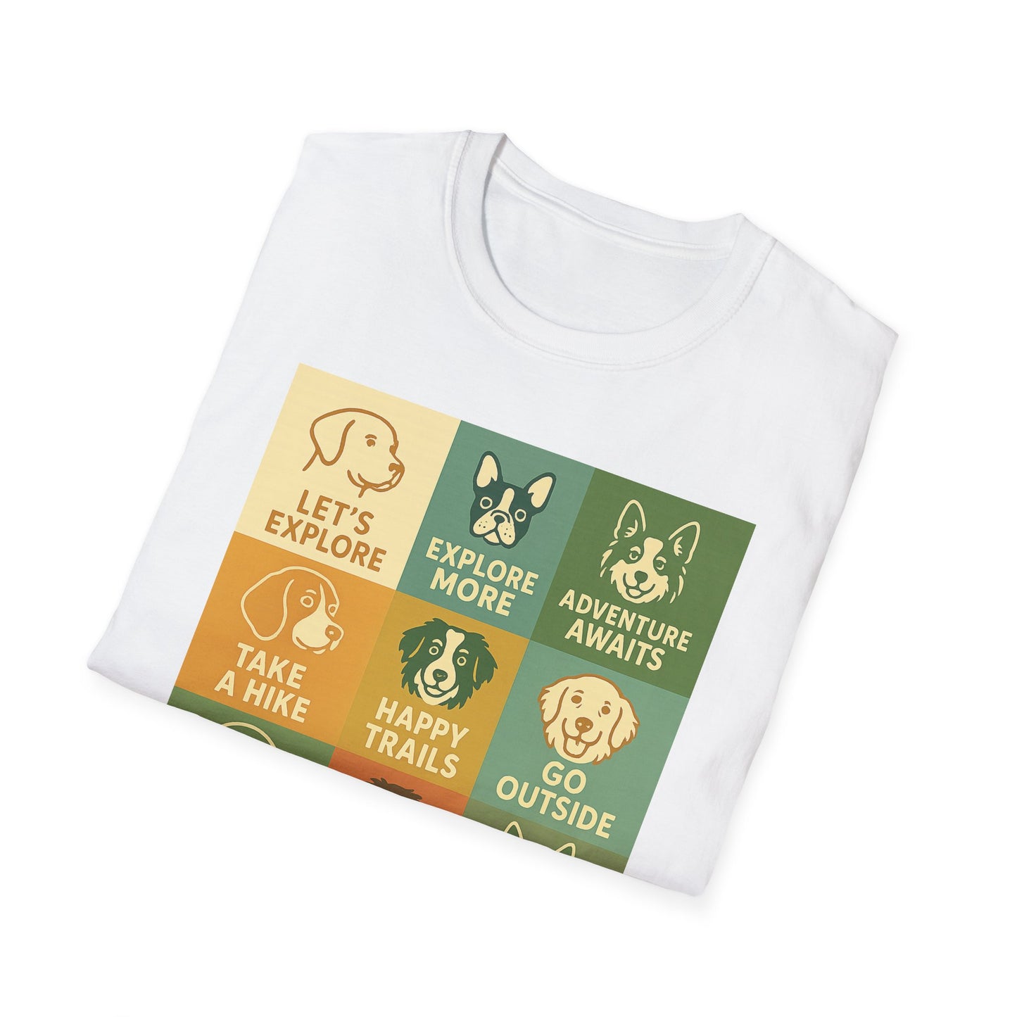 Adventure Grid Dogs T-Shirt