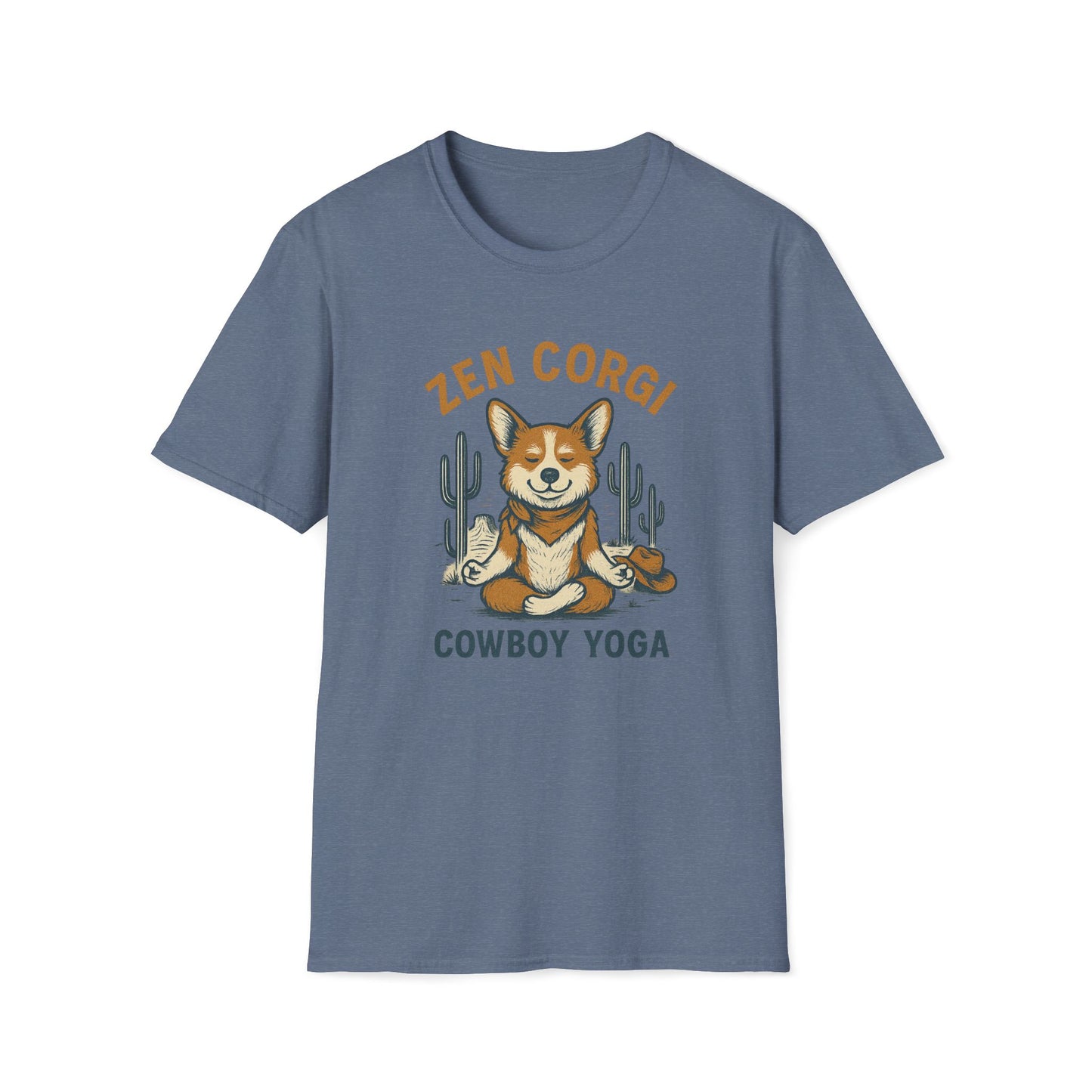 Zen Corgi Cowboy T-Shirt