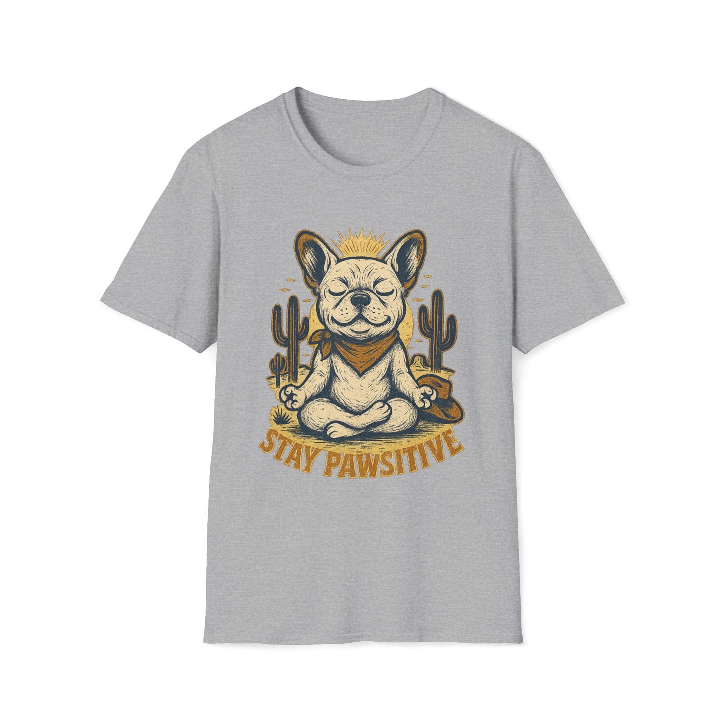 Stay Pawsitive Frenchie T-Shirt