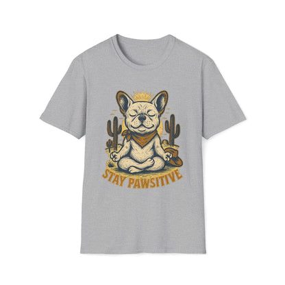 Stay Pawsitive Frenchie T-Shirt