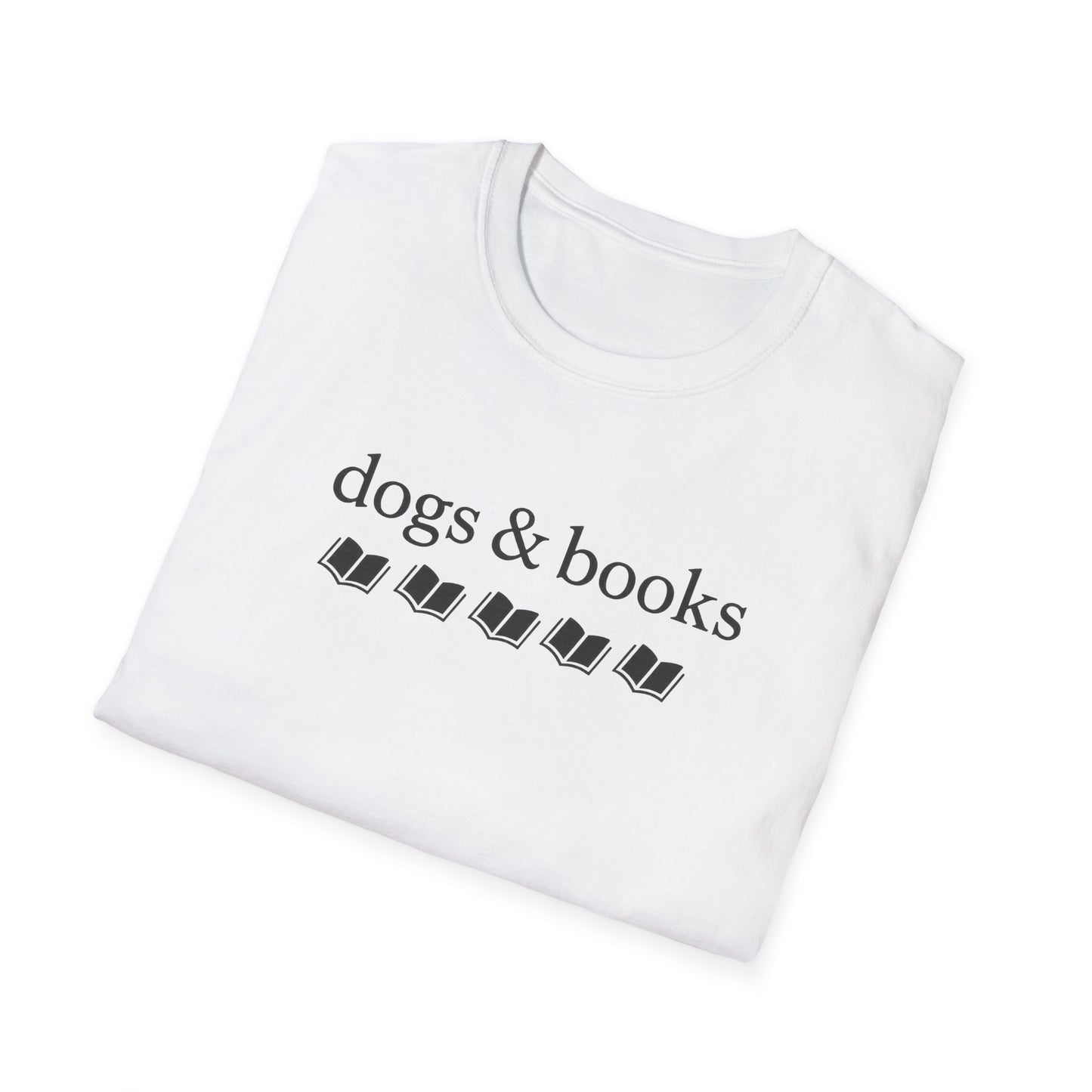 Dogs & Books B T-Shirt