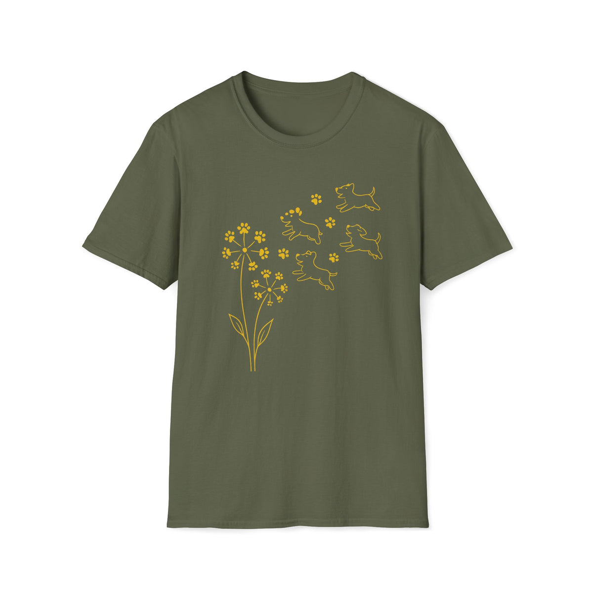 Paw Floral G T-Shirt