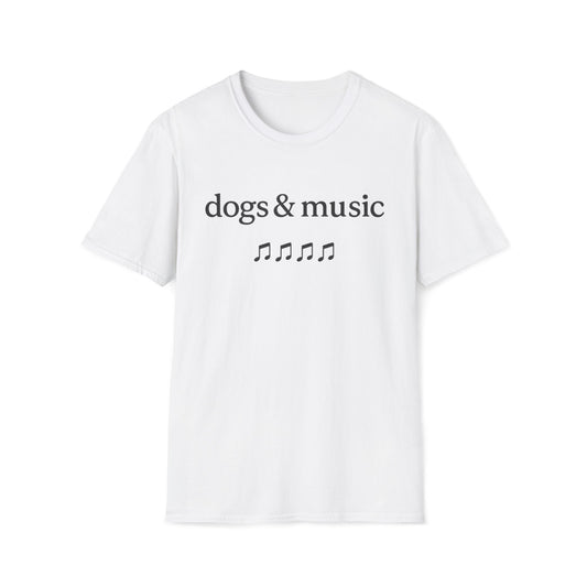 Dogs & Music B T-Shirt