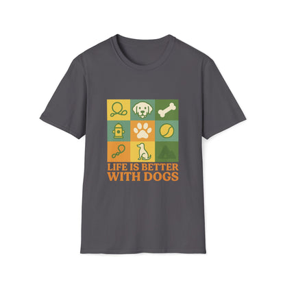 Better With Dogs T-Shirt