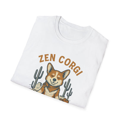 Zen Corgi Cowboy T-Shirt