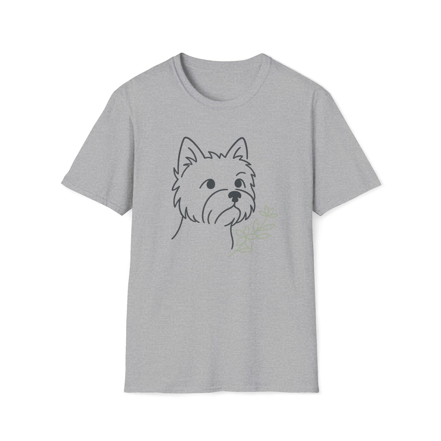 Floral Westie B T-Shirt