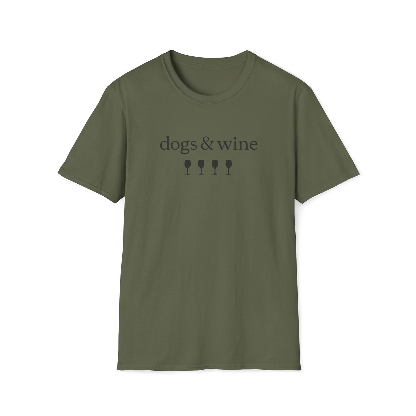 Dogs & Wine B T-Shirt