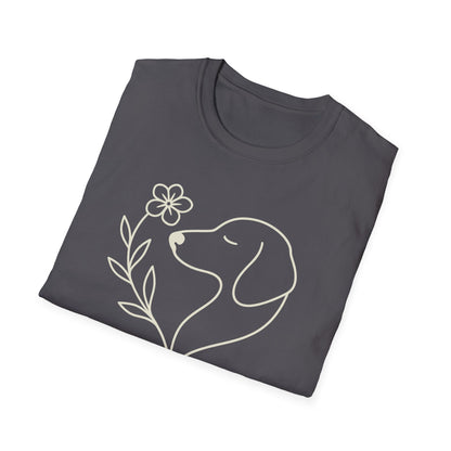 Floral Heart Dachshund C T-Shirt