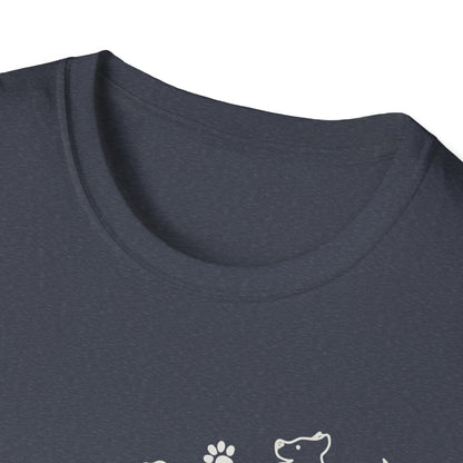 Paws Fly Floral W T-Shirt