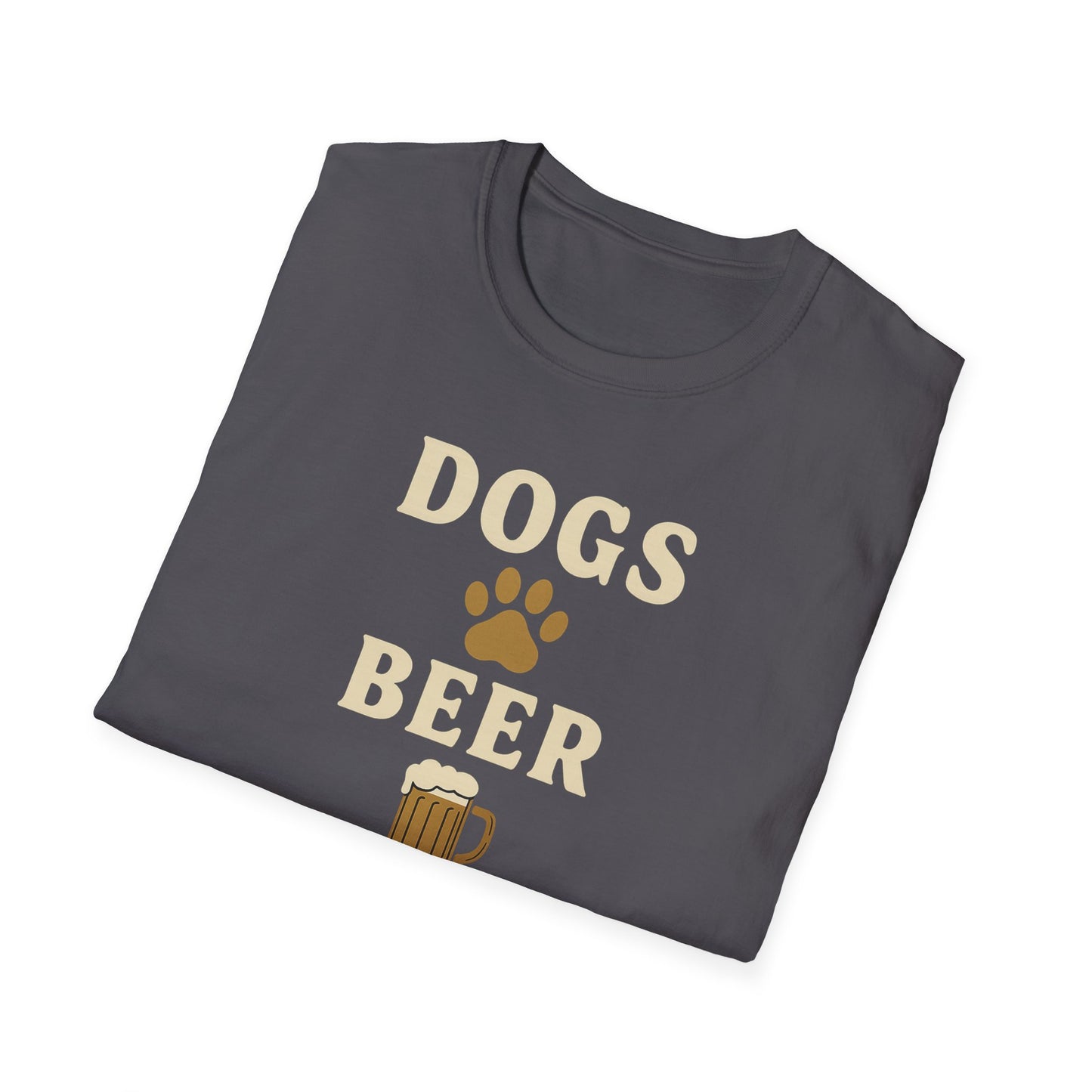 Dogs Beer Football T-Shirt