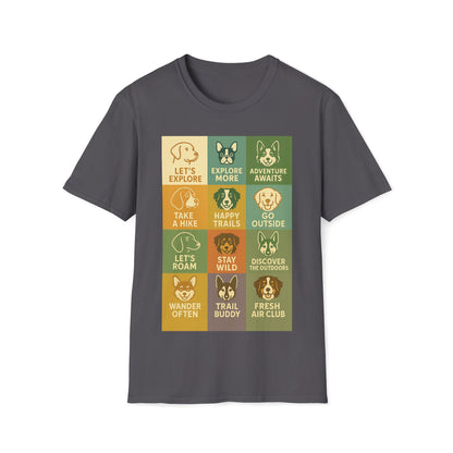 Adventure Grid Dogs T-Shirt